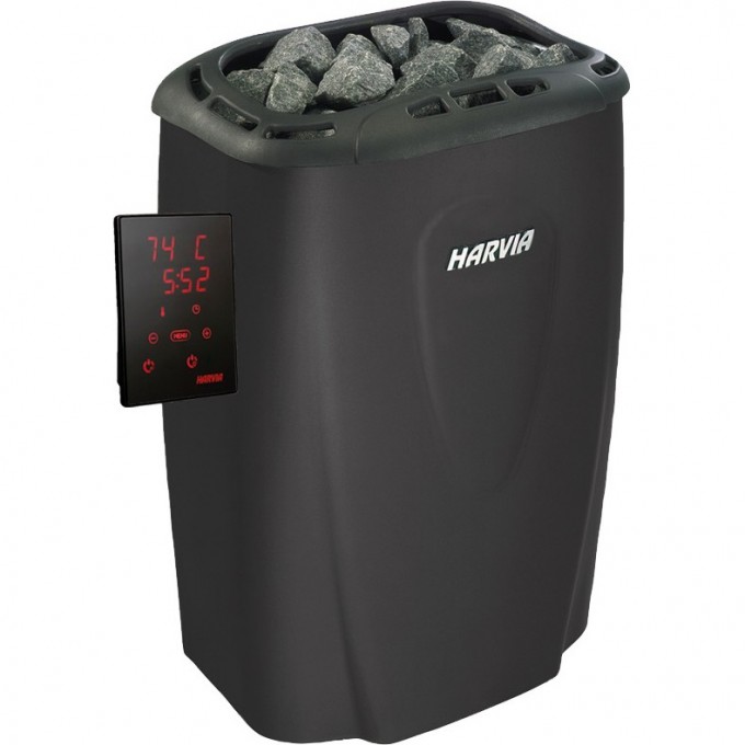 Электрическая печь HARVIA MODERNA V80XE Black HVE804XEM Электрическая печь HARVIA MODERNA V80XE Black HVE804XEM