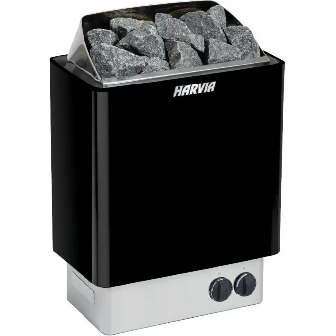 Электрическая печь HARVIA TRENDI KIP60T Black (со встроенным пультом) HBK600230 Электрическая печь HARVIA TRENDI KIP60T Black (со встроенным пультом) HBK600230