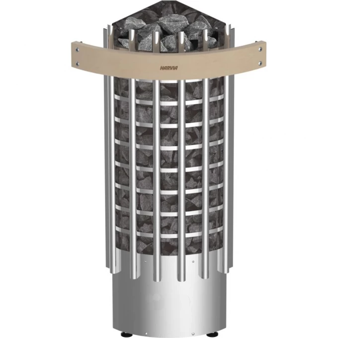 Печь электрическая HARVIA GLOW CORNER TRC70E без пульта, угловая HTRCE700400 Печь электрическая HARVIA GLOW CORNER TRC70E без пульта, угловая HTRCE700400