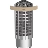Печь электрическая HARVIA GLOW CORNER TRC70E без пульта, угловая HTRCE700400
